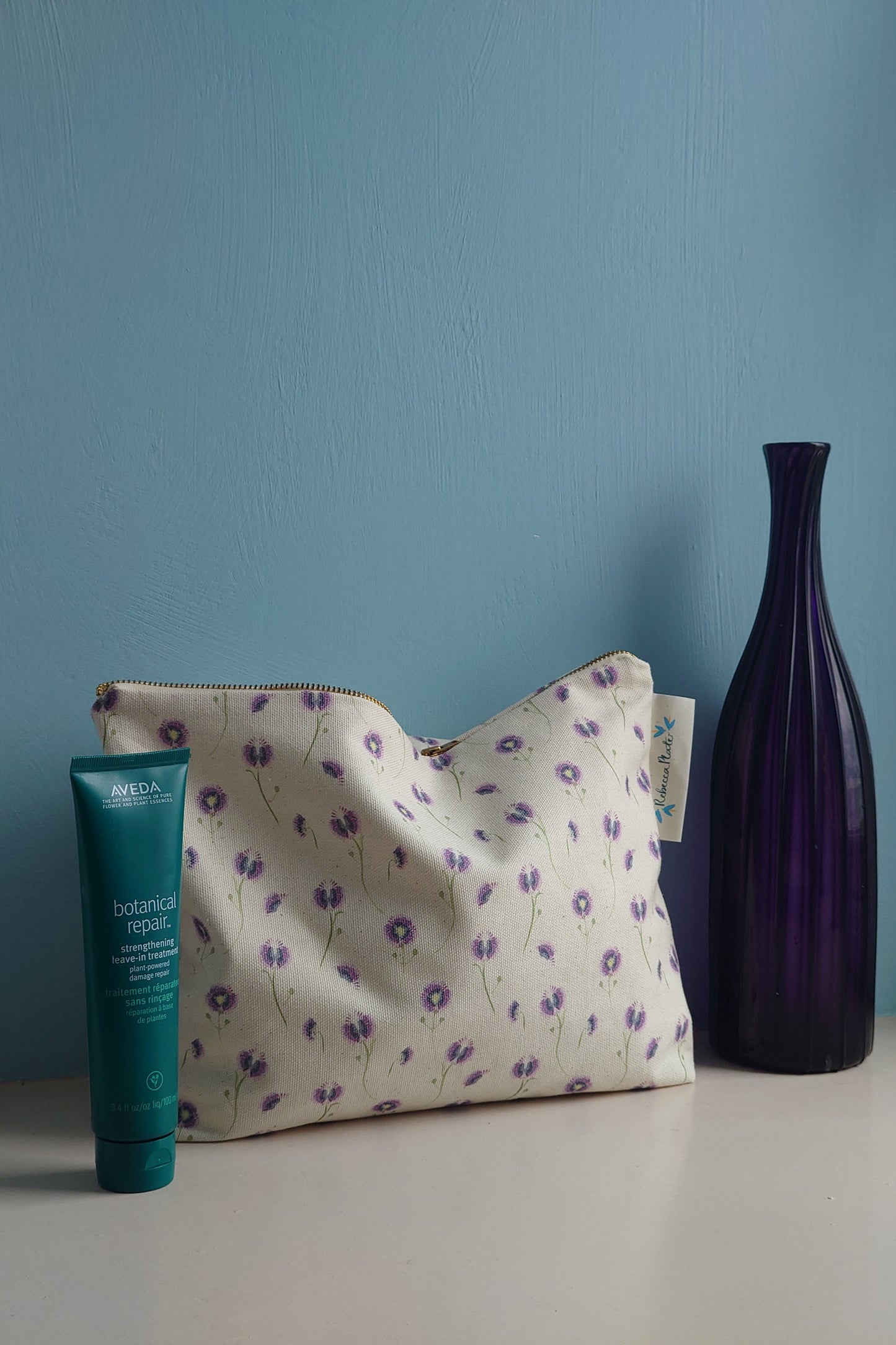 Organic Wash Bag - Wild Meadow Lilac Drift