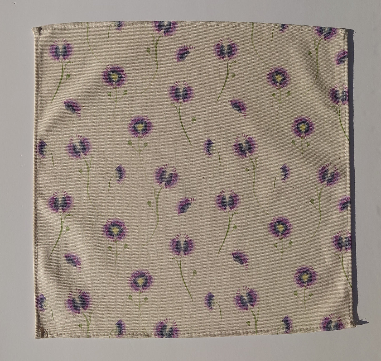 Organic Napkin - Wild Meadow Lilac Drift